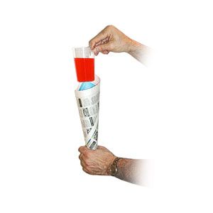 Comedy Glass In Paper Cone by Bazar De Magia