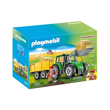 Playmobil Country: Τρακτέρ Με Τρέιλερ (9317)